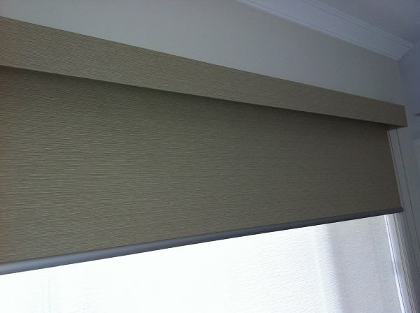 Dual Blinds with Pelmet
