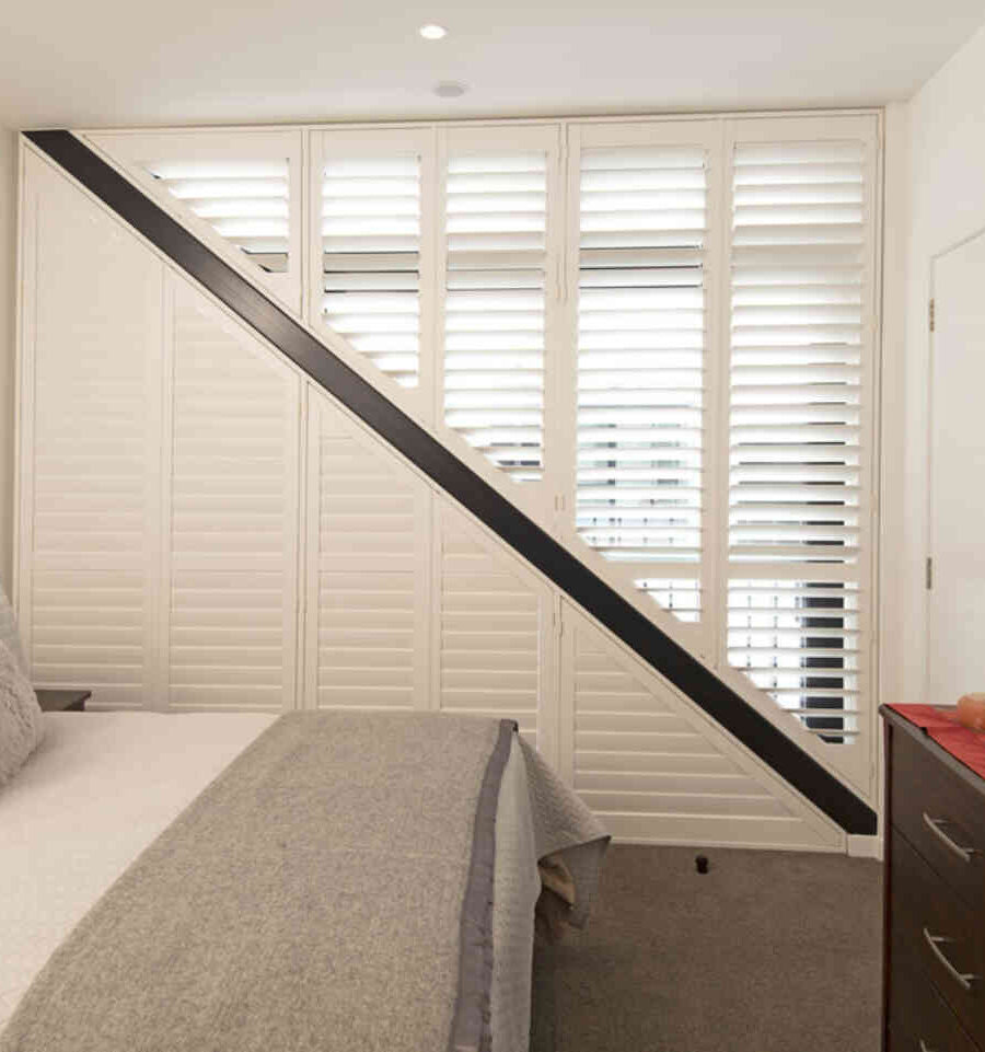 Angled Plantation Shutters