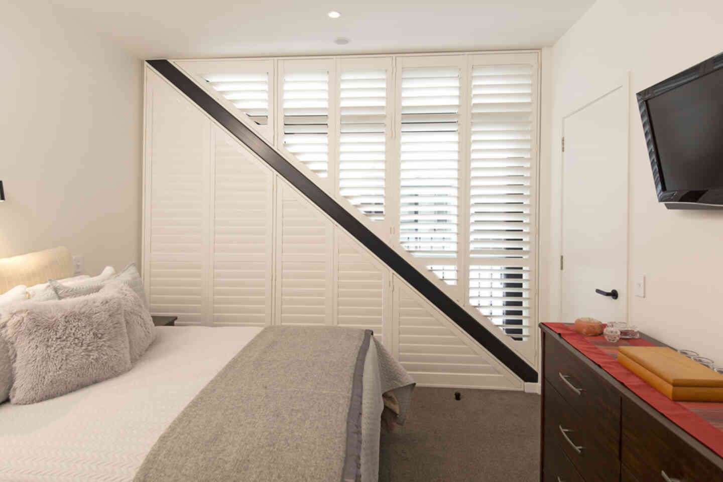 Angled Plantation Shutters