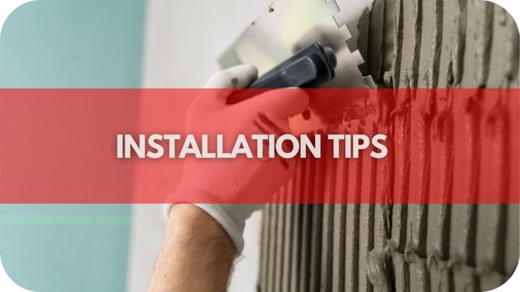 Installation Tips