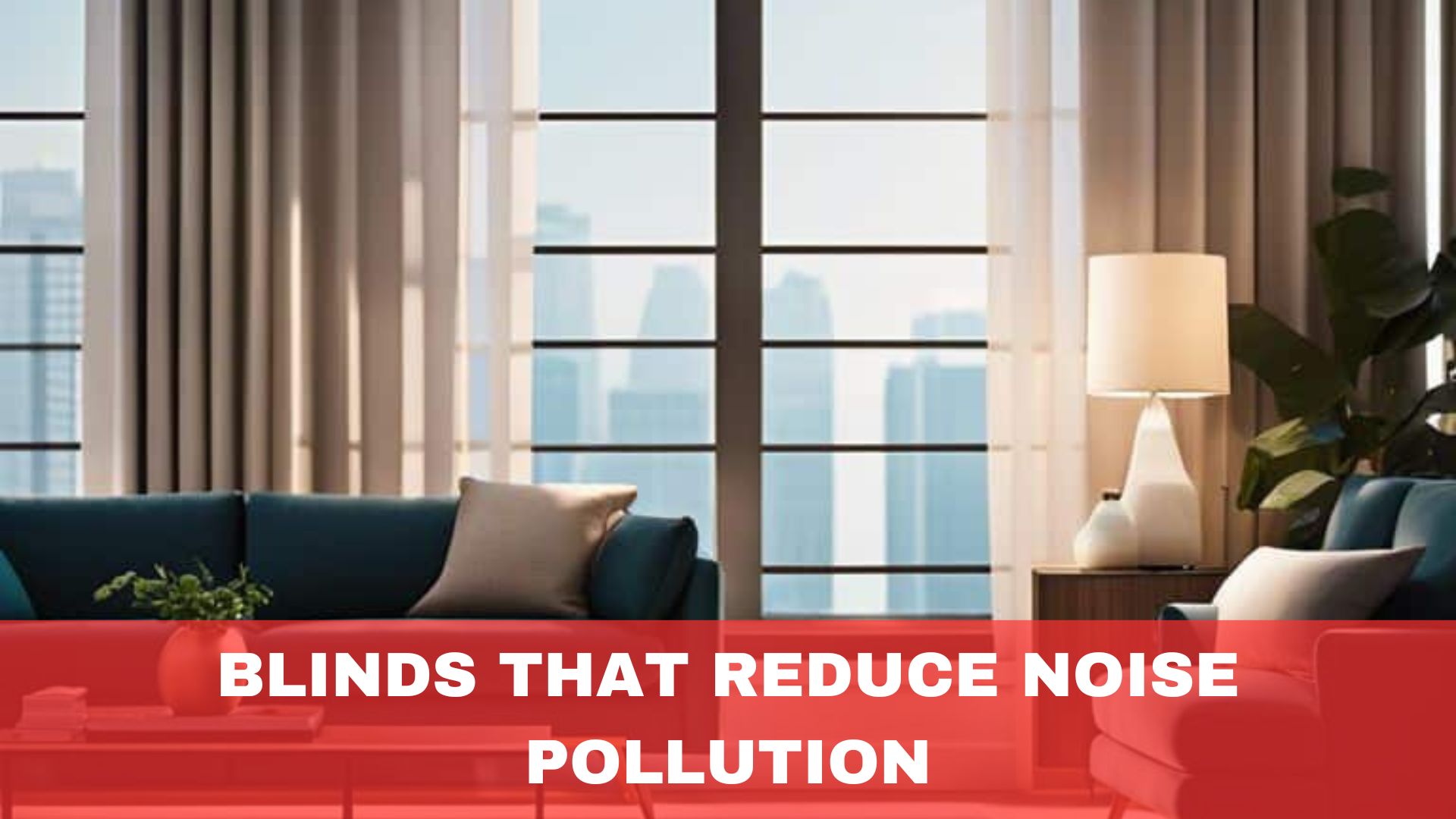 Blinds That Can Help Reduce Noise Pollution