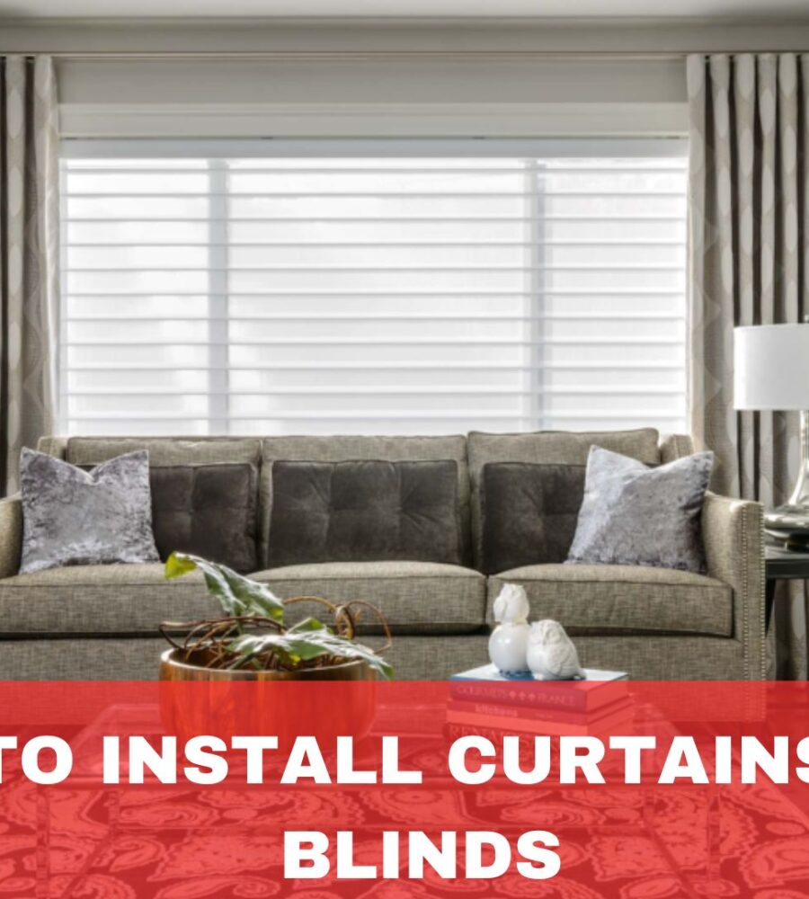 How to Install Curtains over Blinds