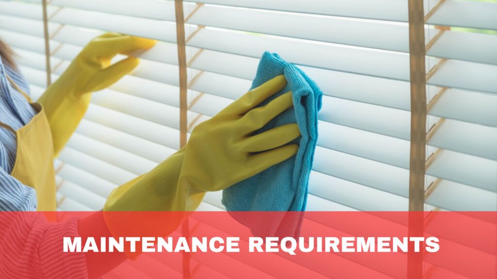 Maintenance Requirements
