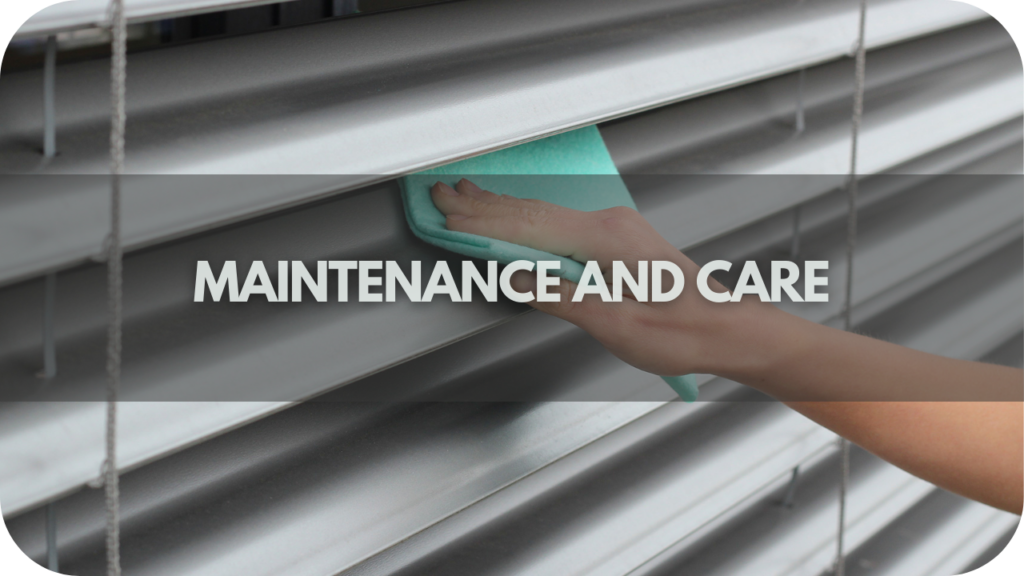 Maintenance and Care