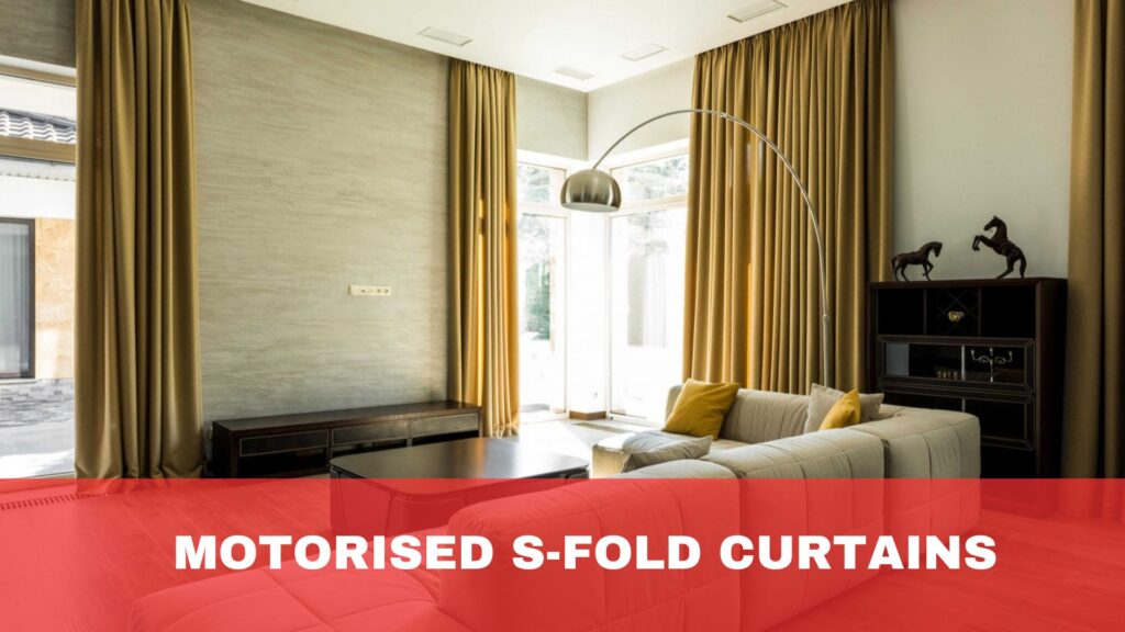 Motorised S-Fold Curtains