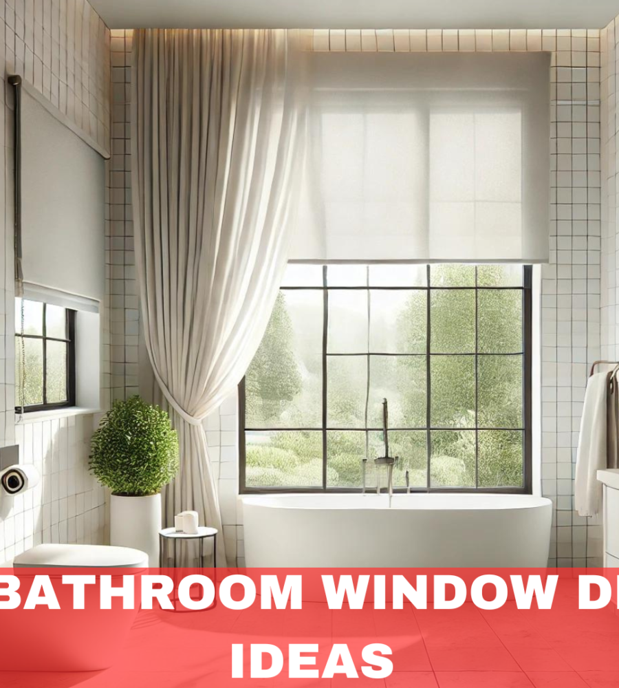 Simple Bathroom Window Dressing Ideas