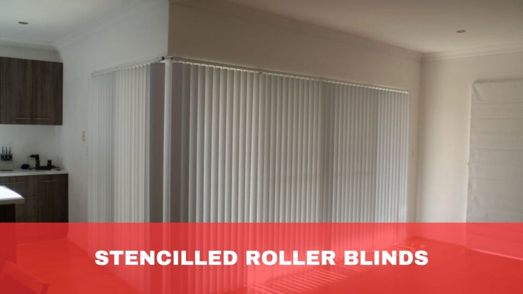 Stencilled Roller Blinds