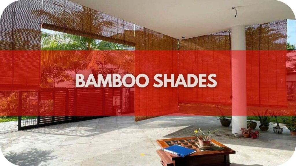 Bamboo shades