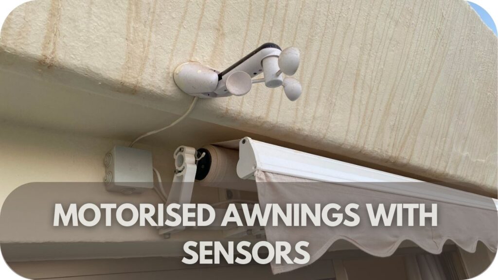 Motorised Awnings with Sensors