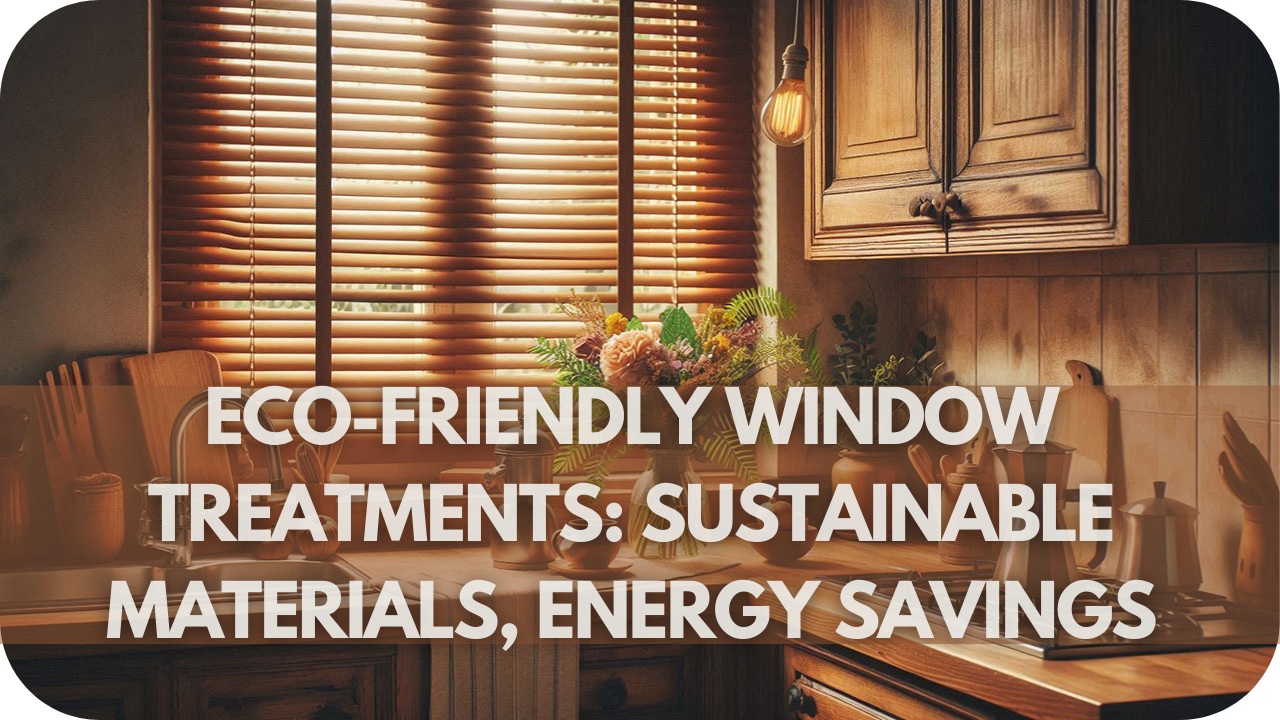 Eco-Friendly Window Treatments: Sustainable Materials, Energy Savings