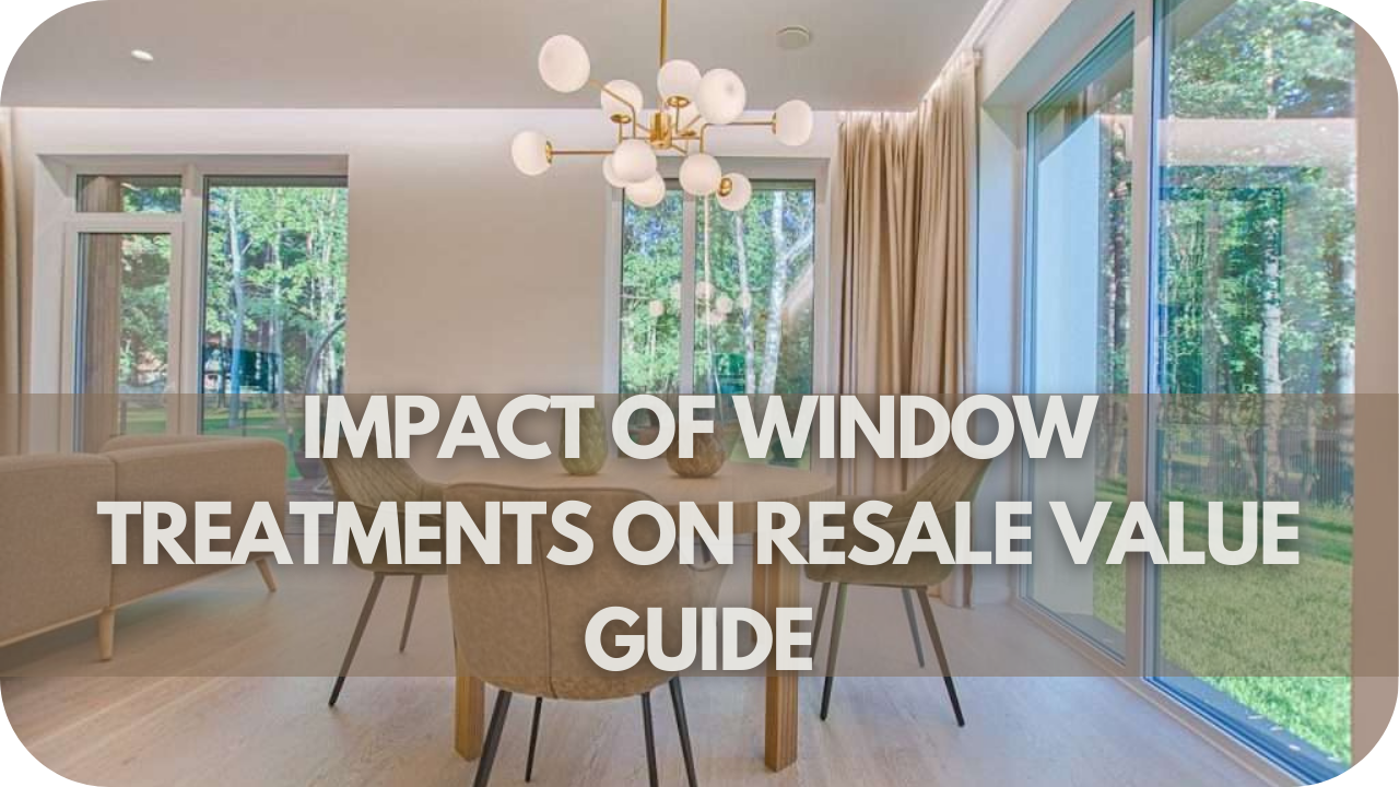 Impact of Window Treatments on Resale Value