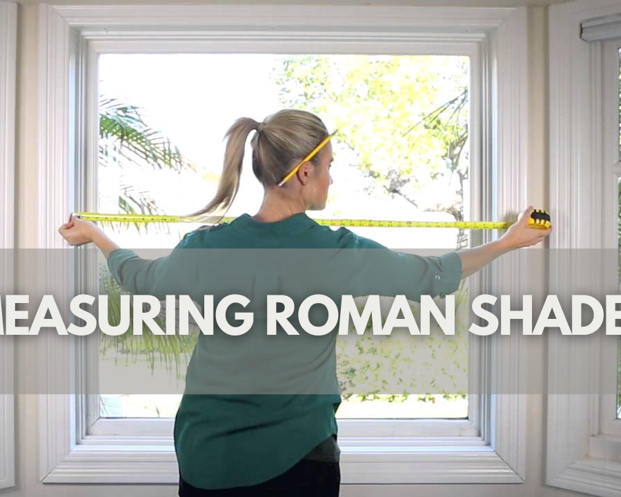 Measuring Roman Shades