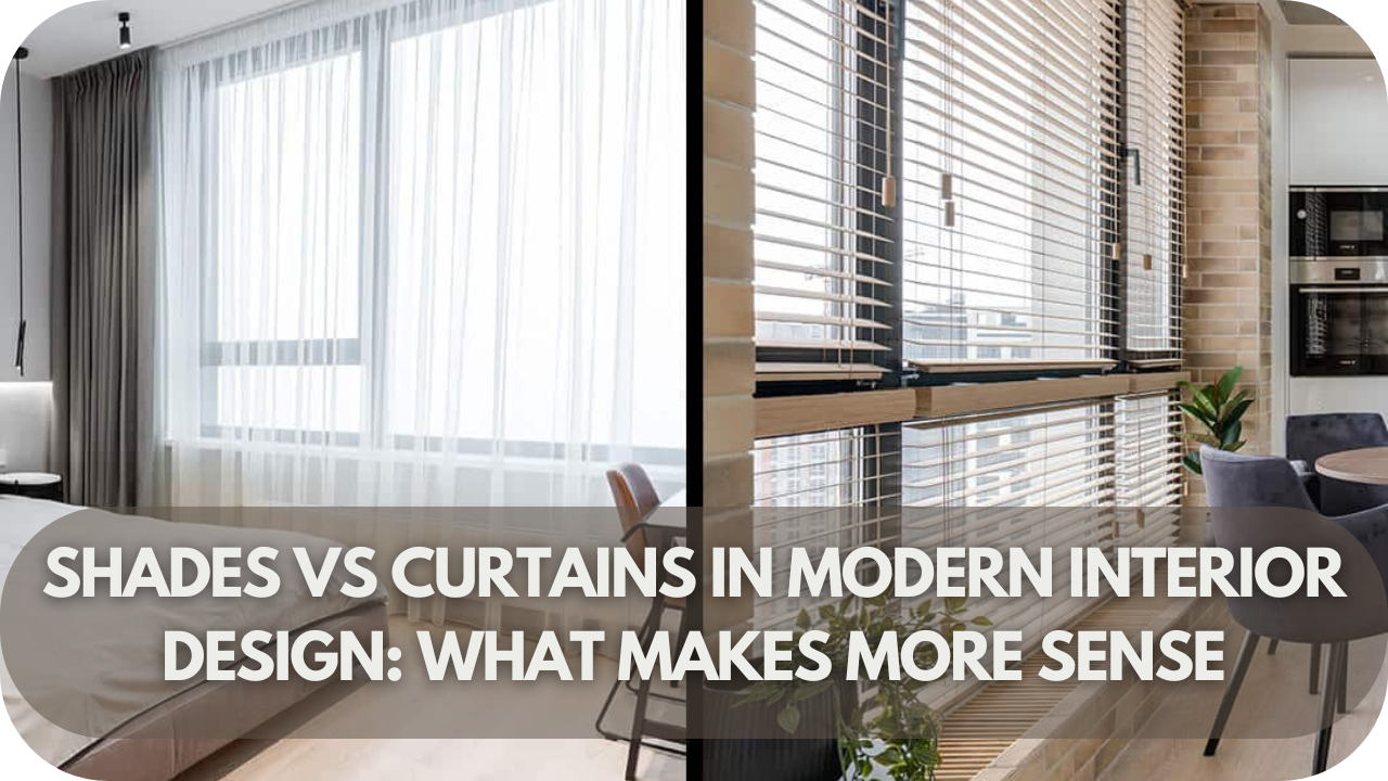 Shades vs Curtains in Modern Interior Design What Makes More Sense