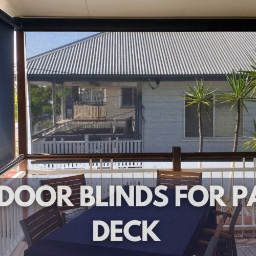 How Outdoor Blinds Can Enhance Your Patio Or Deck Area