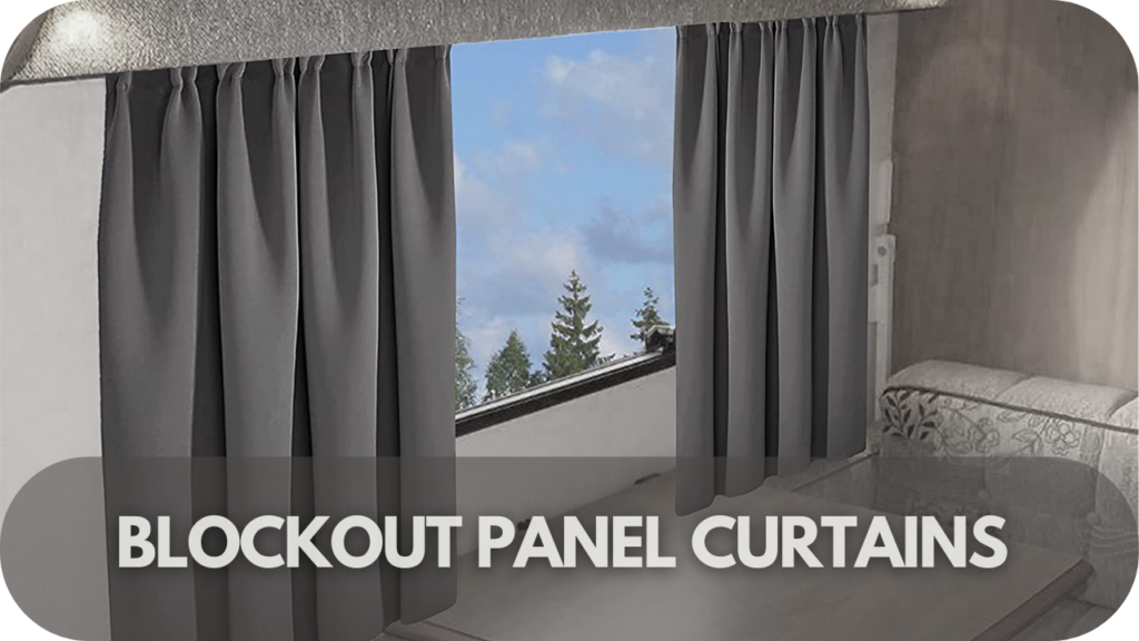 Blockout panel curtains