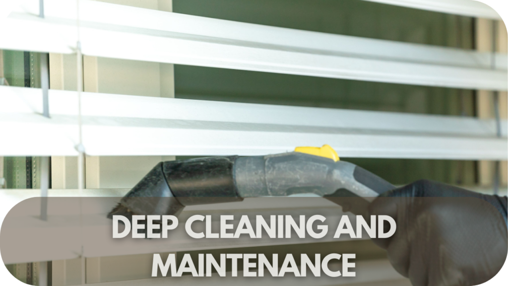 Deep Cleaning and Maintenance