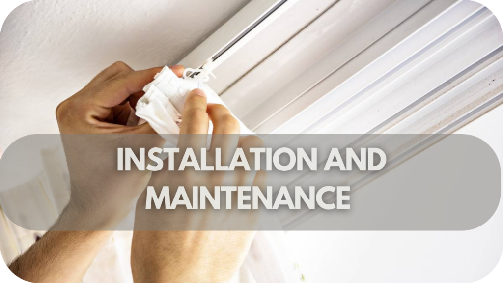 Installation And Maintenance 