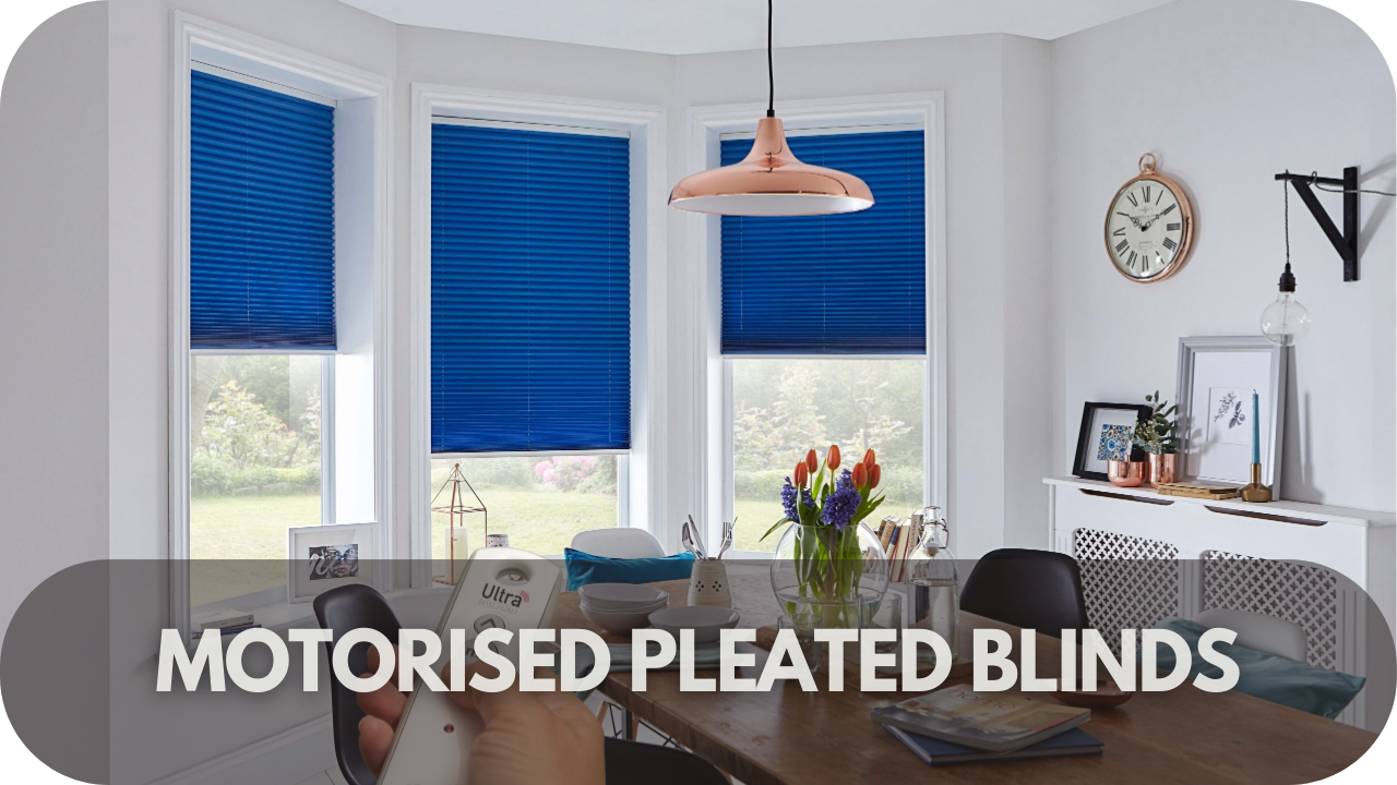 Motorised Pleated Blinds