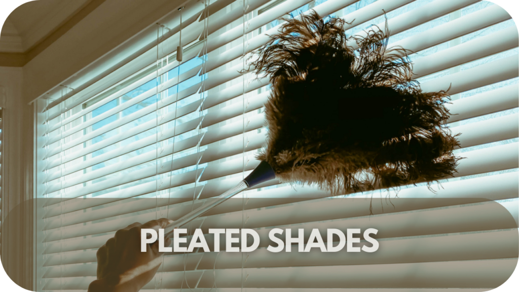 Pleated shades