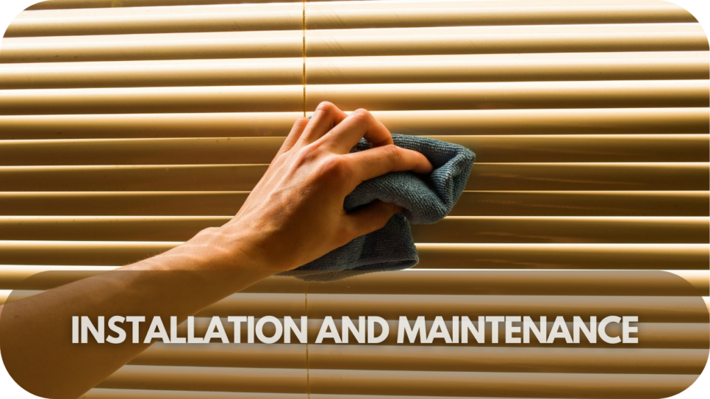 Installation And Maintenance Tips