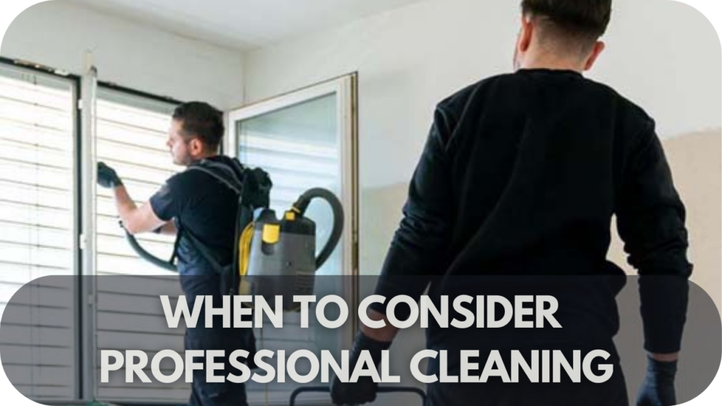 When to Consider Professional Cleaning or Replacement