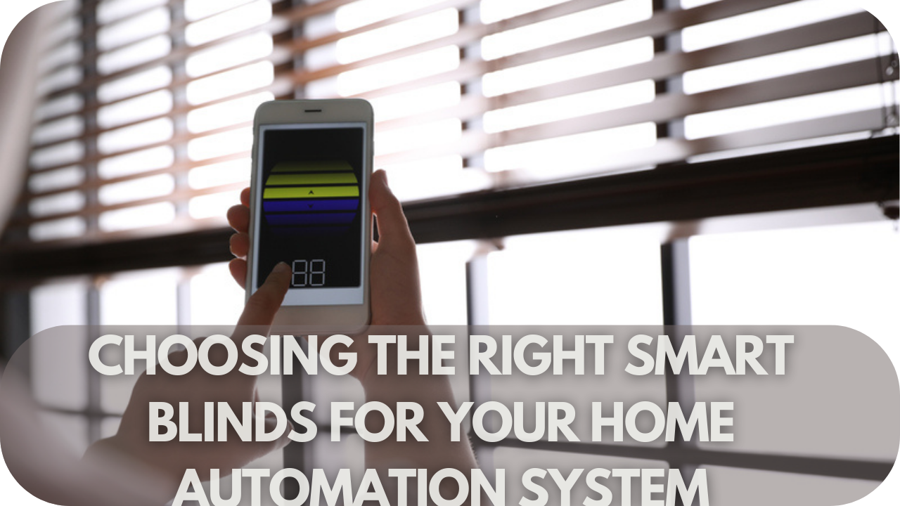 Smart blinds integration with home automation systems