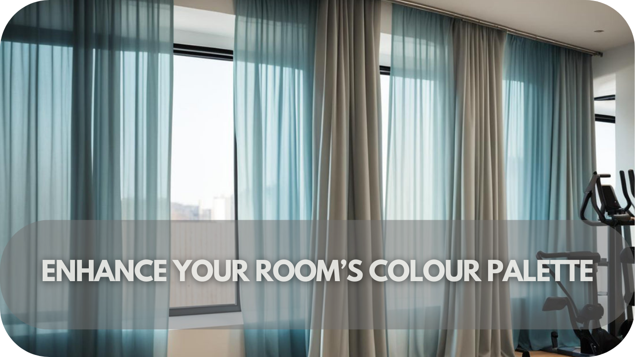 Enhance room colours with S-Fold curtains