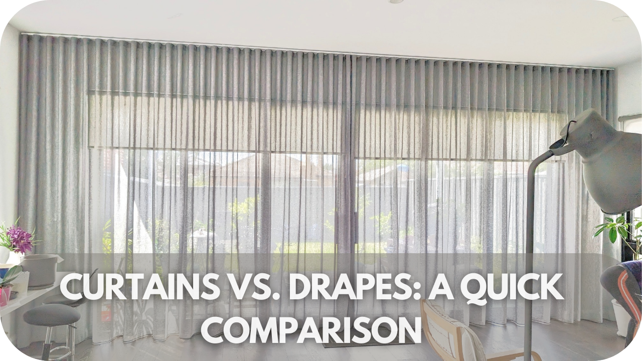 Quick comparison between curtains and drapes