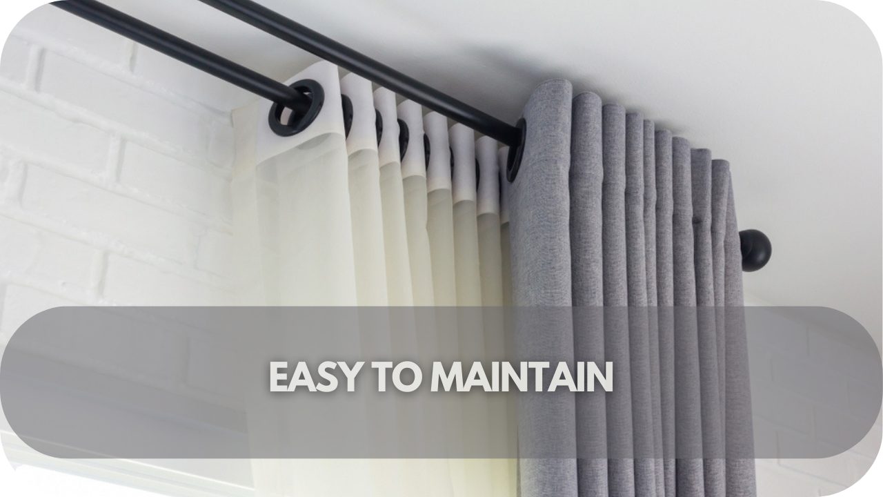 Easy maintenance with S-Fold curtains