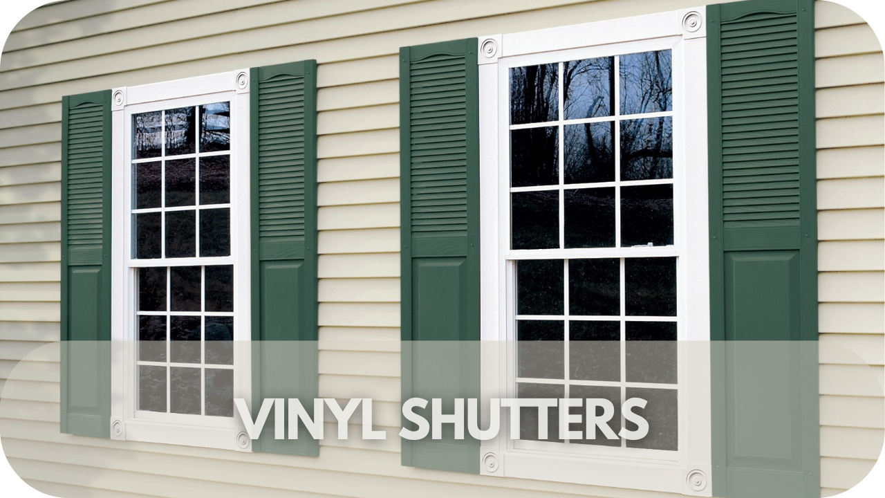 What are vinyl shutters?