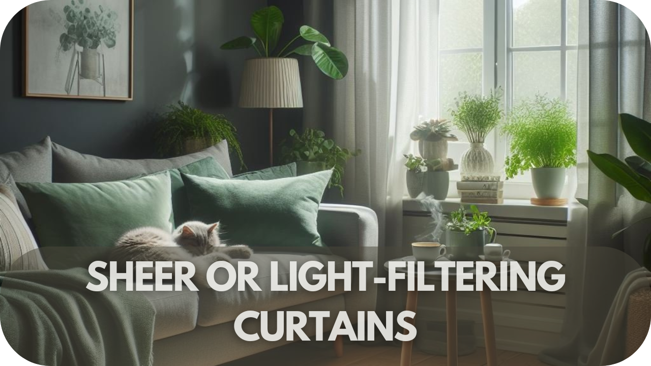 Sheer or Light-Filtering Curtains