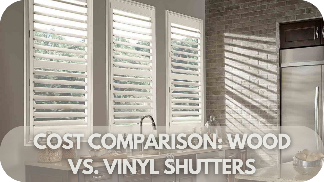 Cost comparison of wood and vinyl shutters