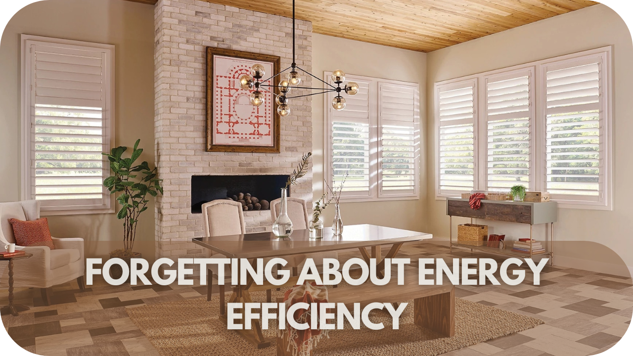 Ignoring energy efficiency