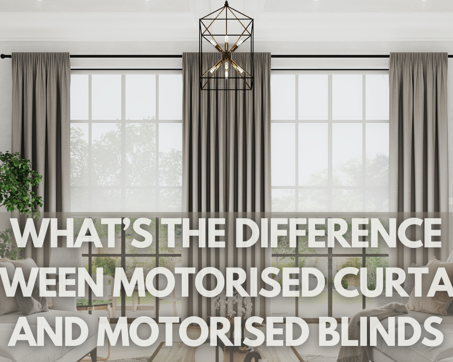 What’s the Difference Between Motorised Curtains and Motorised Blinds?