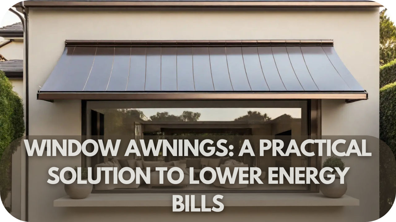 Window Awnings: A Practical Solution to Lower Energy Bills